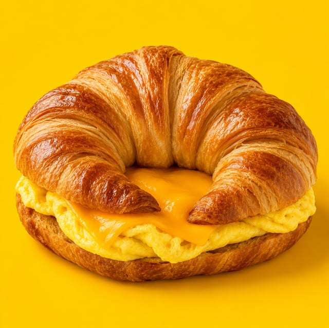 Egg Cheese Croissant.