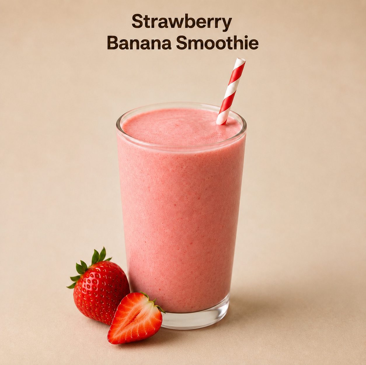 Strawberry Smoothie.