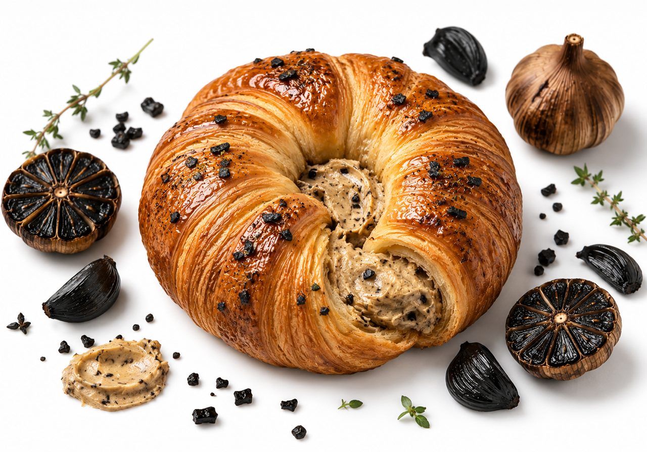 Black Garlic Croissant.