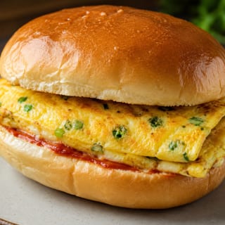 Omelet Sandwich Meal