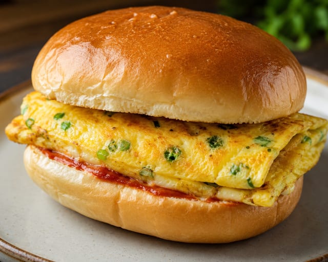 Omelet Sandwich.
