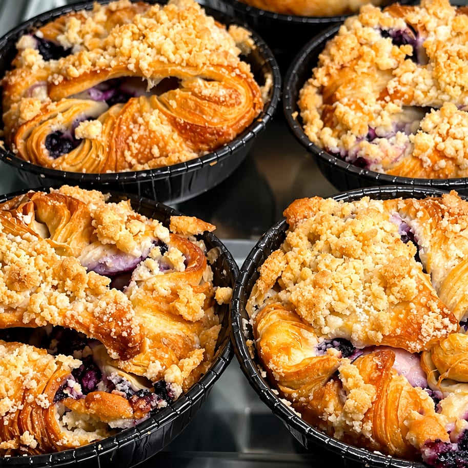 Blueberry Croissant.