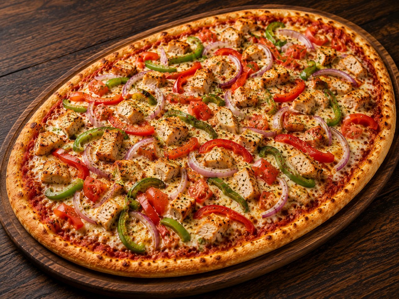 Chicken Pizza.
