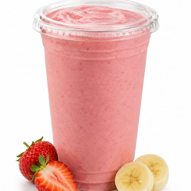 Strawberry Banana Smoothie.