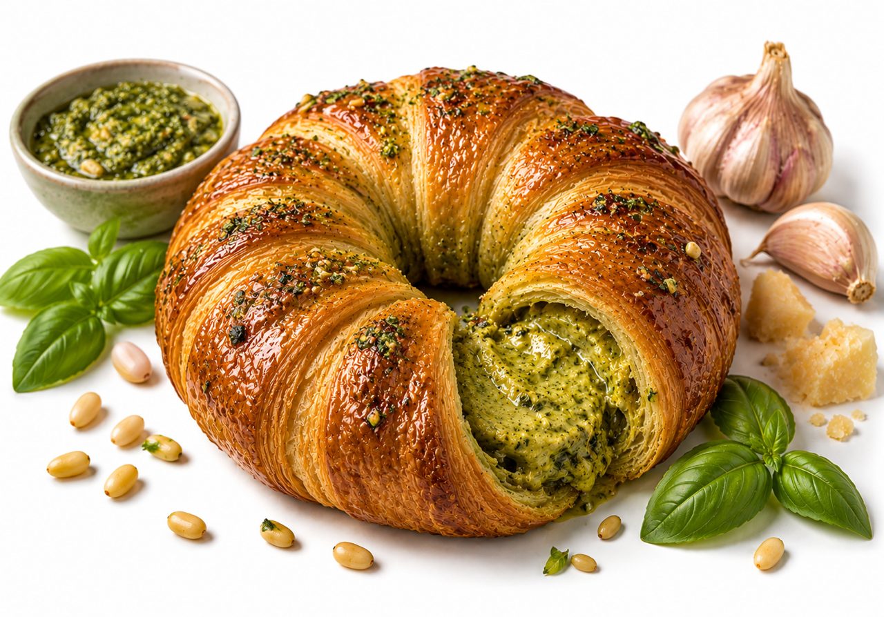 Pesto Butter Croissant.