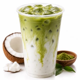 Coconut Matcha Iced Latte