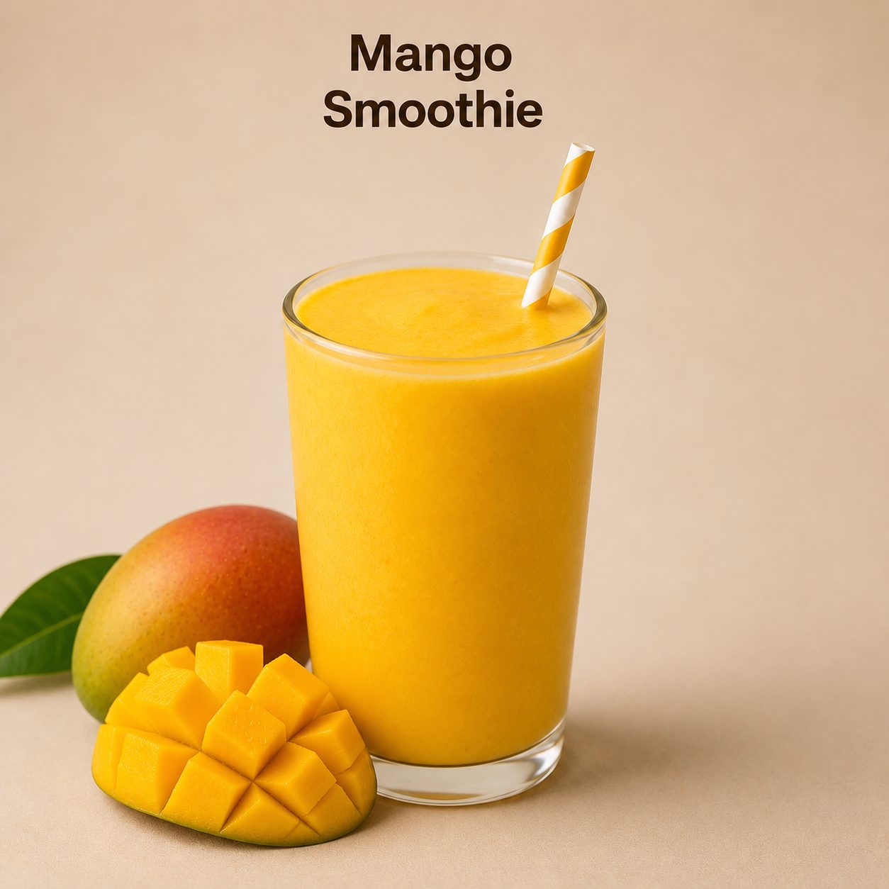 Mango Smoothie.