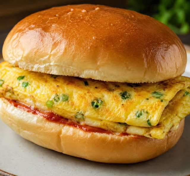 Omelet sandwich
