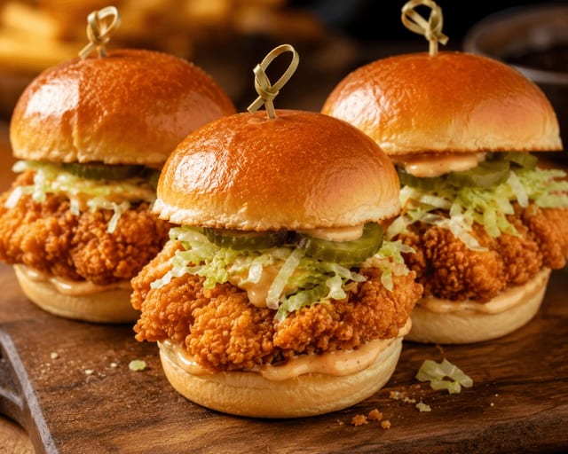 Chicken Sliders & Sandwiches